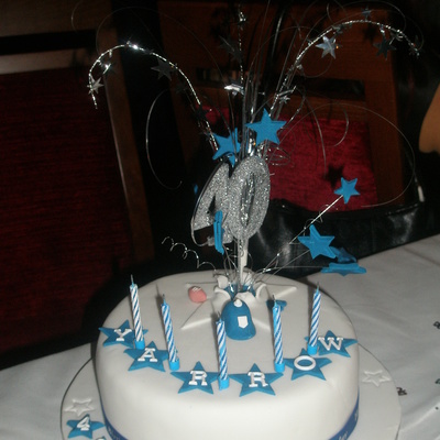 Mens 40Th Birthday Cake