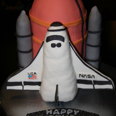 Space Shuttle Birthday Cake