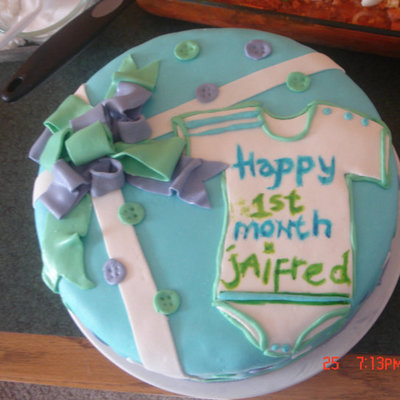1St Month Cake