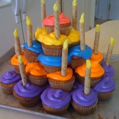Stacked Cupcakes