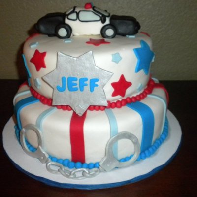 Police Officer Birthday Cake