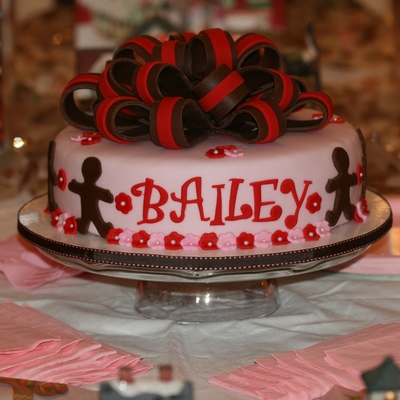 Christmas Birthday Cake