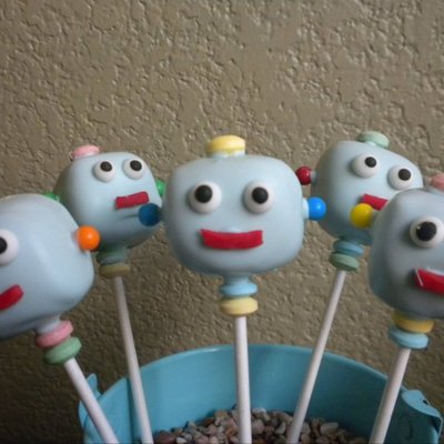 Robot Cake Pops
