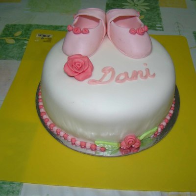 Baby Doll Shoe Cake