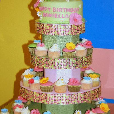 Tinkerbell Cake And Cupcakes
