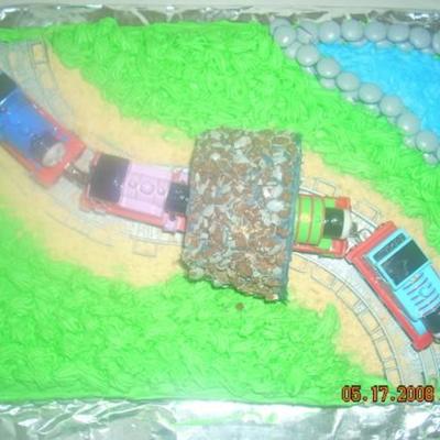 Thomas The Train Tunnel Cake