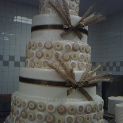 Autumn Wedding Display Cake