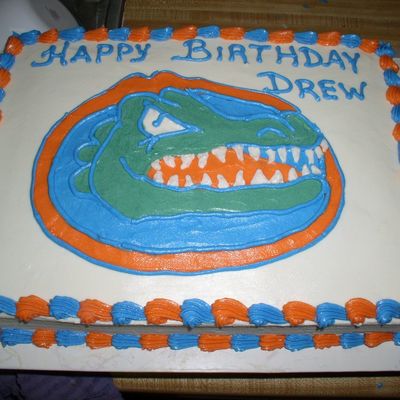 Gator Birthday Cake