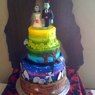 Zombie Wedding Cake