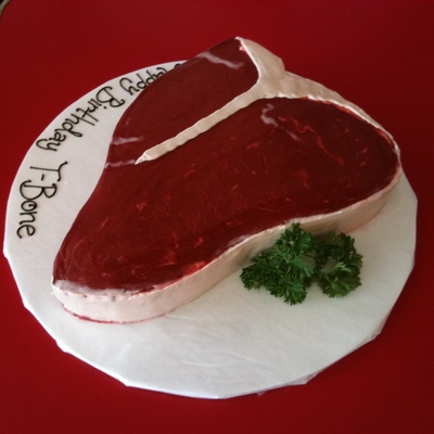 T-Bone Steak Cake