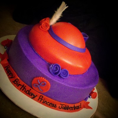 Red Hat Society Birthday Cake