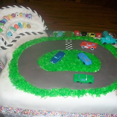 Cars My First Fondant Cake
