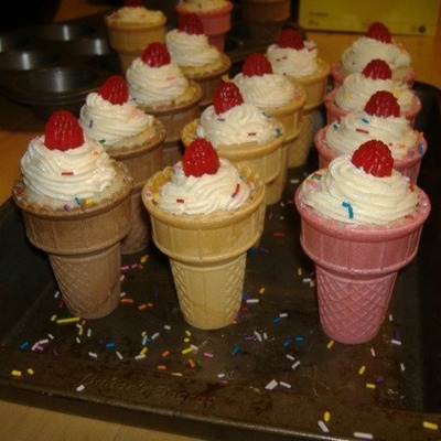 Ice Cream Cone Cupcakes