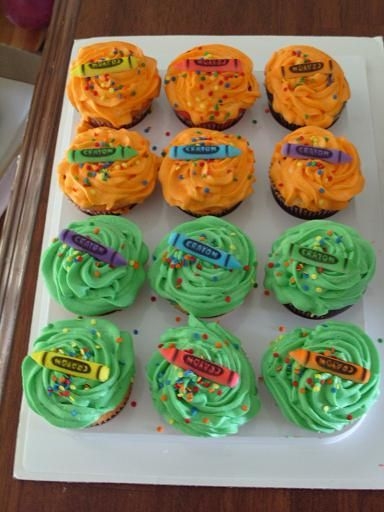 Crayon Cupcakes