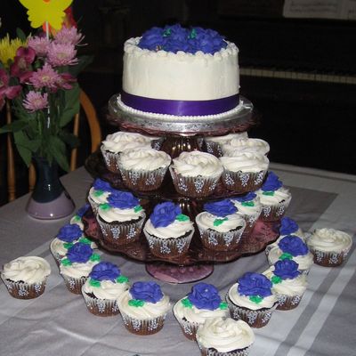 Purple Roses Wedding Shower