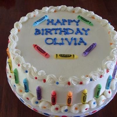 Crayon Cake