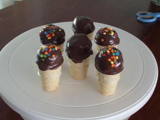 Ice Cream Cone Cake Truffles