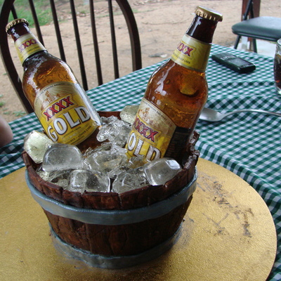 Sugar Beer Bottles And Ice