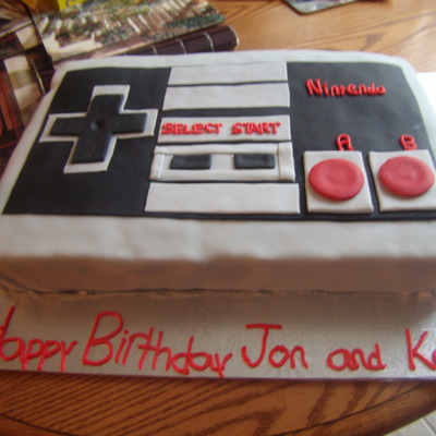 Nintendo Birthday Cake