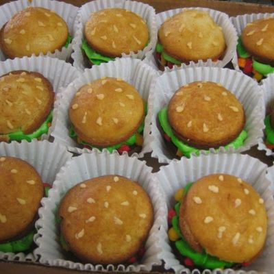 Cheeseburger Cupcakes