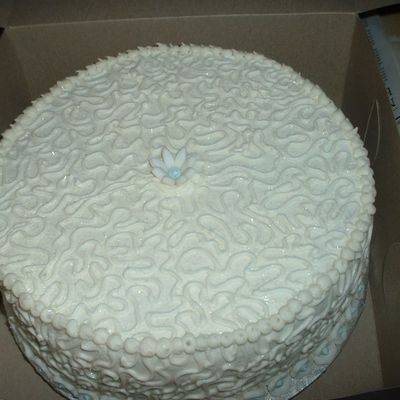 Cornelli Lace Wedding Cake