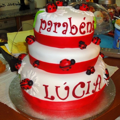 Ladybug Cake