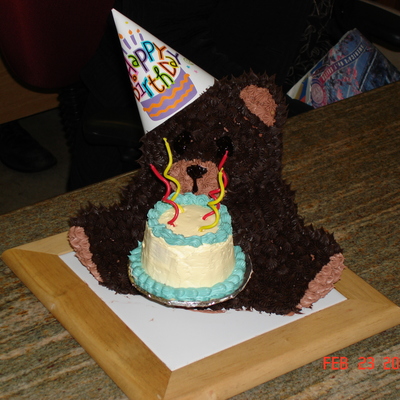 3D Teddy Bear Cake
