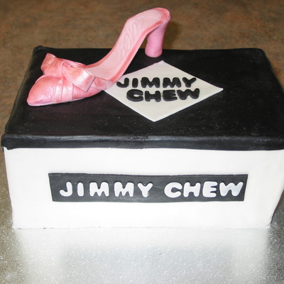 Shoe And Shoebox 21St Birthday Cake