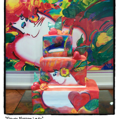 Peter Max Inspired Cake