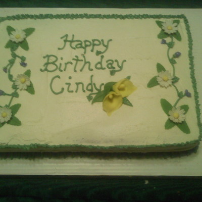 Cindy's Birthday Cake