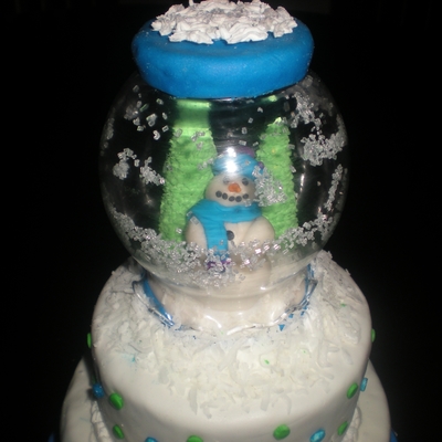 Snowman Cake