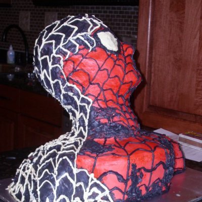 Spiderman 3D Cake