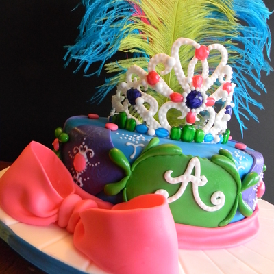 Colorful Princes Birthday Cake