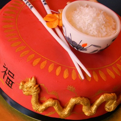 Chinese Dragon Dinner Cake