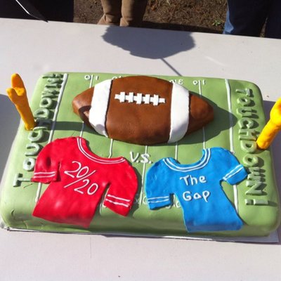 Church Football Game Cake