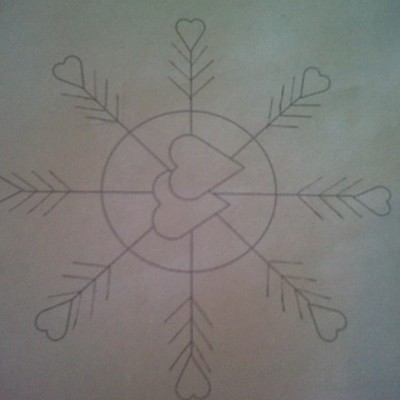 Loves Circle Snowflake