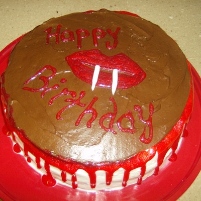 Vampire/ Birthday Cake