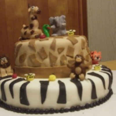 Jungle Theme Cake