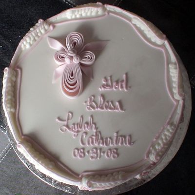 Baptism Cake