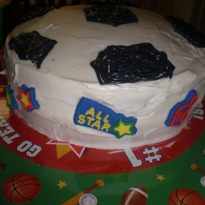 Soccer Top Cake