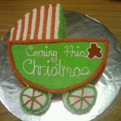 Christmas Baby Carriage