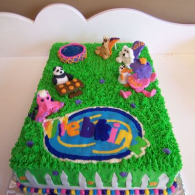 Webkinz Birthday Cake