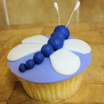Dragonfly Cupcake
