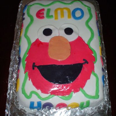 Elmo Cake