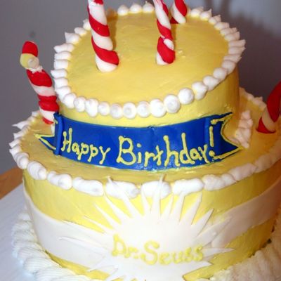 Dr. Suess Birthday Cake