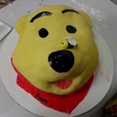 Rice Krispies Pooh Head