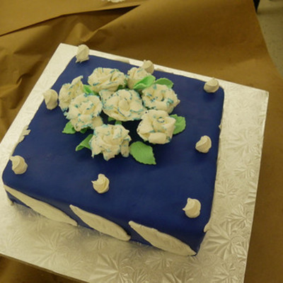 First Fondant And Gum Paste Cake