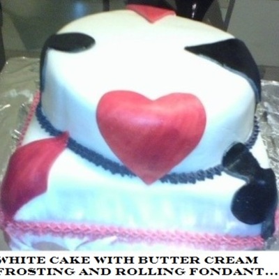 Card Suite Cake