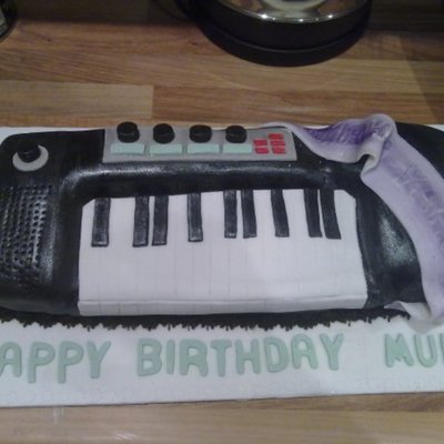 Keyboard Cake