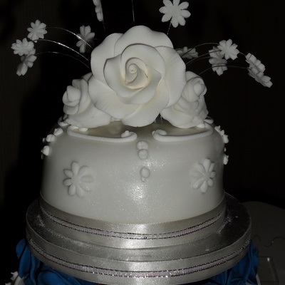 American Themed Wedding Cake